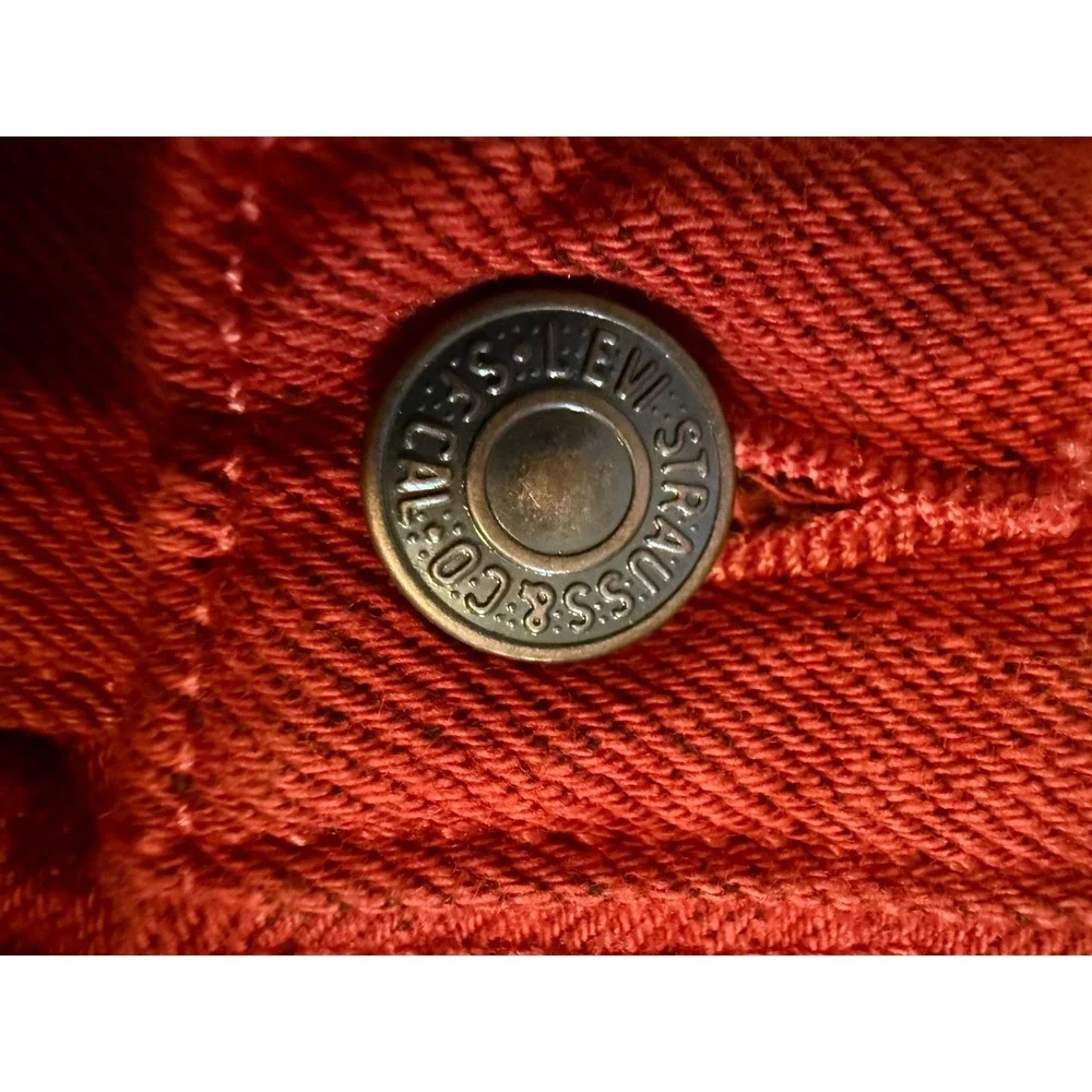 Levi's 501 Original Fit Jeans Mens 36x36 Red Tab Straight Leg Denim Button Fly
